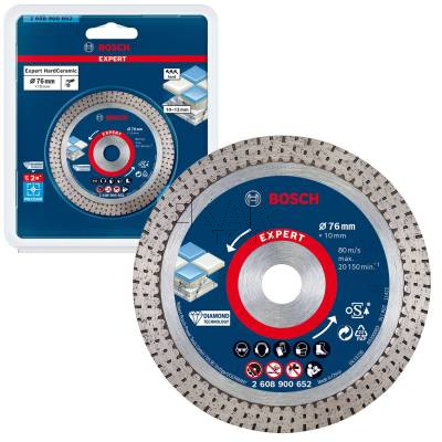 Tarcza diamentowa do płytek 76mm EXPERT Hard Ceramic BOSCH 2608900652