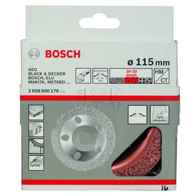 Tarcza garnkowa z węglikami spiekanymi płaska, średnia 115mm BOSCH 2608600176 - zdjęcie nr 3