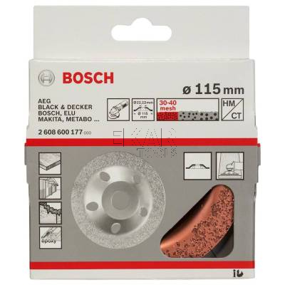 Tarcza garnkowa z węglikami spiekanymi płaska, drobna 115mm BOSCH 2608600177 - zdjęcie nr 3