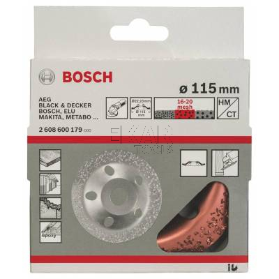 Tarcza garnkowa z węglikami spiekanymi ukośna, średnia 115mm BOSCH 2608600179 - zdjęcie nr 2