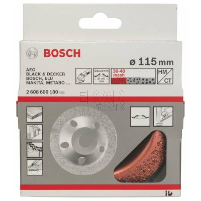 Tarcza garnkowa z węglikami spiekanymi ukośna, drobna 115mm BOSCH 2608600180 - zdjęcie nr 2
