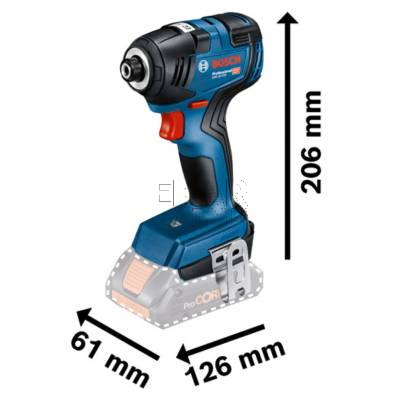Zakrętarka udarowa BOSCH GDR 18V-200 06019J2106 1/4 200Nm + L-BOXX - zdjęcie nr 2