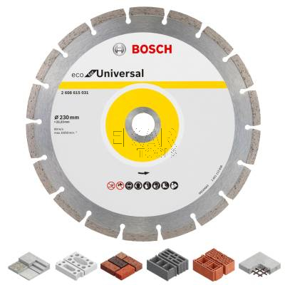 Tarcza diamentowa uniwersalna 230mm Eco for Universal BOSCH 2608615031 - zdjęcie nr 2
