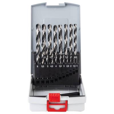 Zestaw 19 wierteł krętych do metalu 1-10mm BOSCH HSS PointTeQ 2608577351 - zdjęcie nr 2