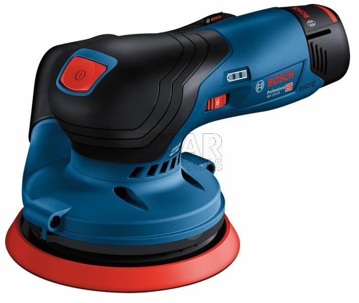 Szlifierka mimośrodowa akumulatorowa BOSCH GEX 12V-125 0601372101 125mm - zdjęcie nr 2