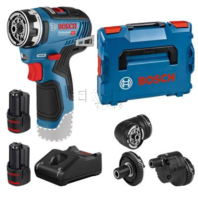 Wkrętarka BOSCH GSR 12V-35 FC 06019H3000 + uchwyty + 2x3Ah + walizka - zdjęcie nr 2