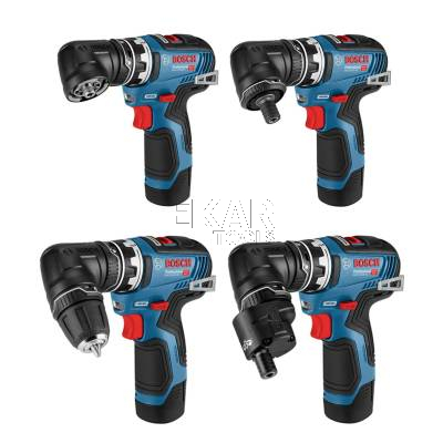 Wkrętarka BOSCH GSR 12V-35 FC 06019H3000 + uchwyty + 2x3Ah + walizka - zdjęcie nr 3