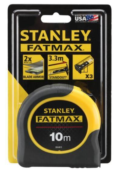Miara zwijana 10M Stanley Fatmax BladeArmor 0-33-811 - zdjęcie nr 3