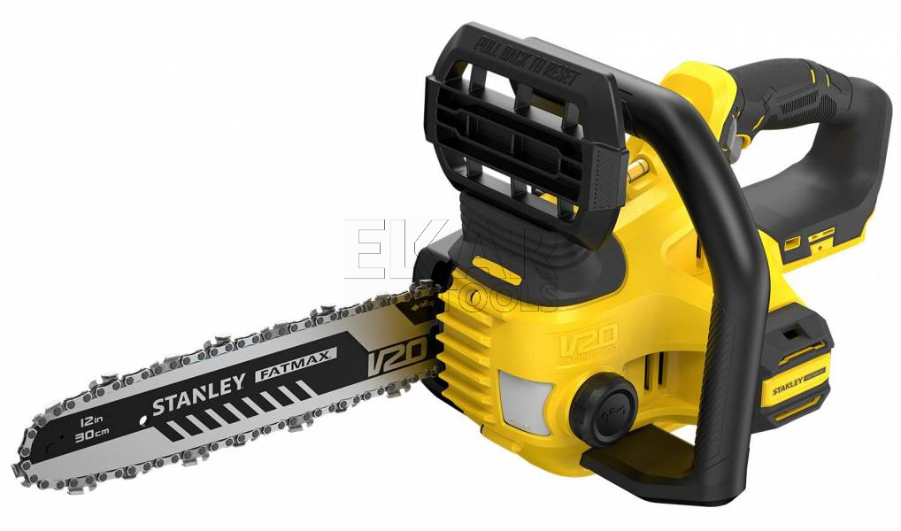 Piła łańcuchowa Stanley FATMAX V20 30cm SFMCCS630M1-XJ + 1x4Ah - zdjęcie nr 3