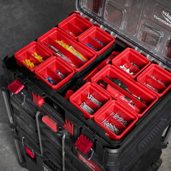 Pojemniki organizer 10x10 cm Milwaukee PACKOUT 4932480698 2szt. - zdjęcie nr 4