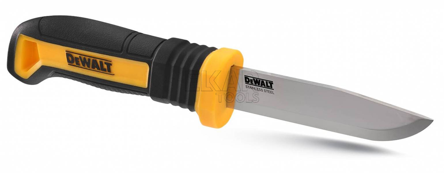 Nóż ze stalowym ostrzem stałym 90mm DeWalt DWHT1-10354 - zdjęcie nr 3