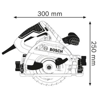 Pilarka tarczowa BOSCH GKS 55+GCE 0601682100 1350W 165mm - zdjęcie nr 2