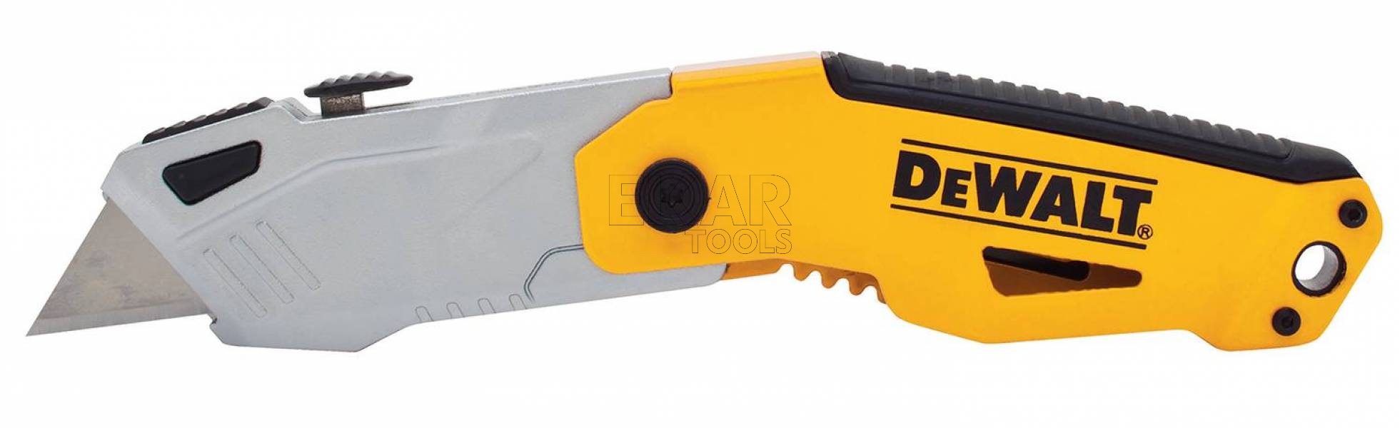 Nóż składany z chowanym ostrzem trapezowym DeWalt DWHT10261 - zdjęcie nr 2