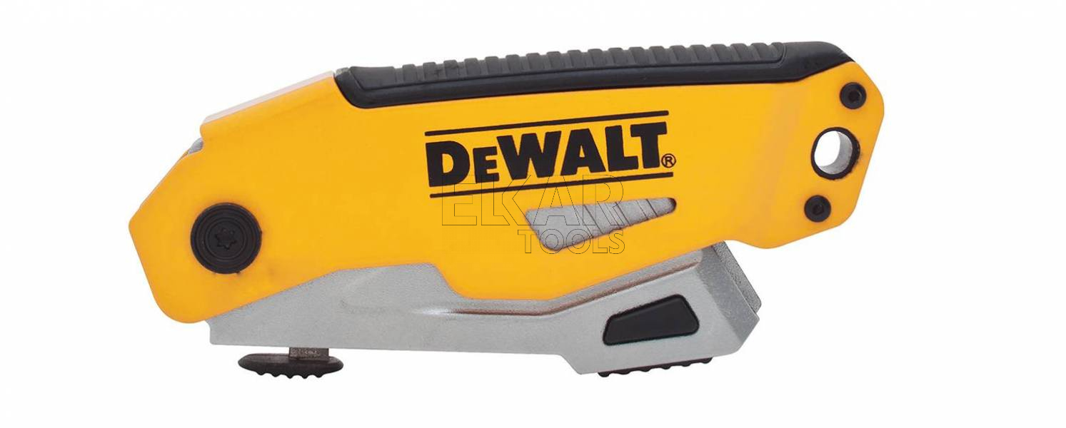 Nóż składany z chowanym ostrzem trapezowym DeWalt DWHT10261 - zdjęcie nr 3