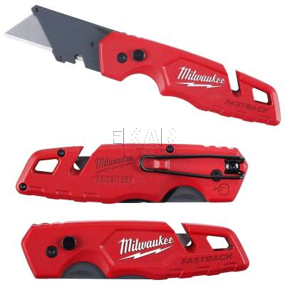 Nóż składany z metalowym uchwytem Milwaukee FASTBACK 4932471357 - zdjęcie nr 2