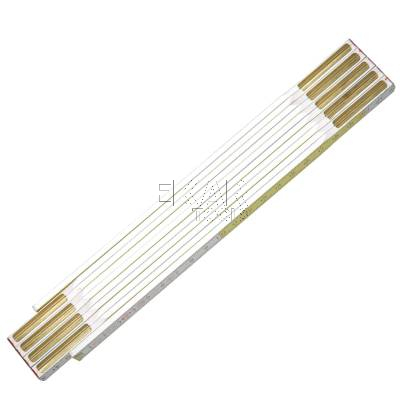 Miarka składana drewniana biało-żółta 2M Stanley 0-35-458 - zdjęcie nr 2