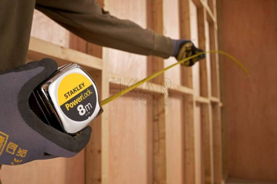 Miara zwijana 8mx25mm metalowa PowerLock Stanley 1-33-198 - zdjęcie nr 2