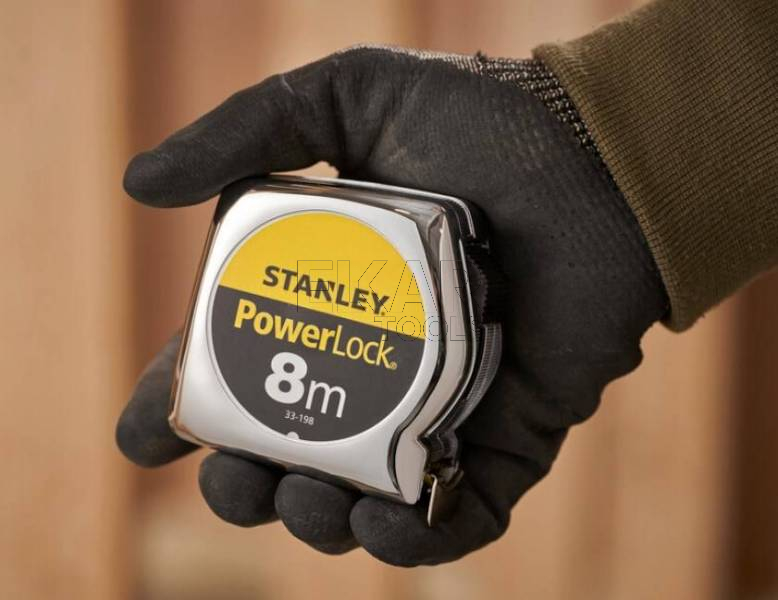 Miara zwijana 8mx25mm metalowa PowerLock Stanley 1-33-198 - zdjęcie nr 4