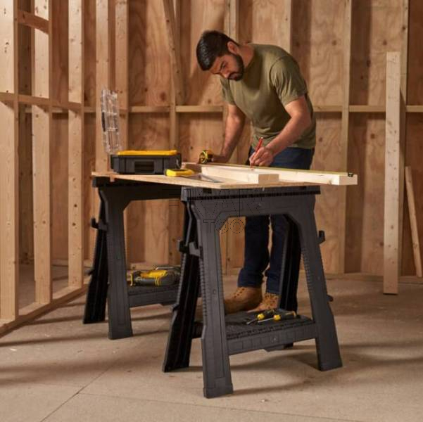 Składany stojak kobyłka Stanley LEKKA UDŹWIG 450 KG - zdjęcie nr 4