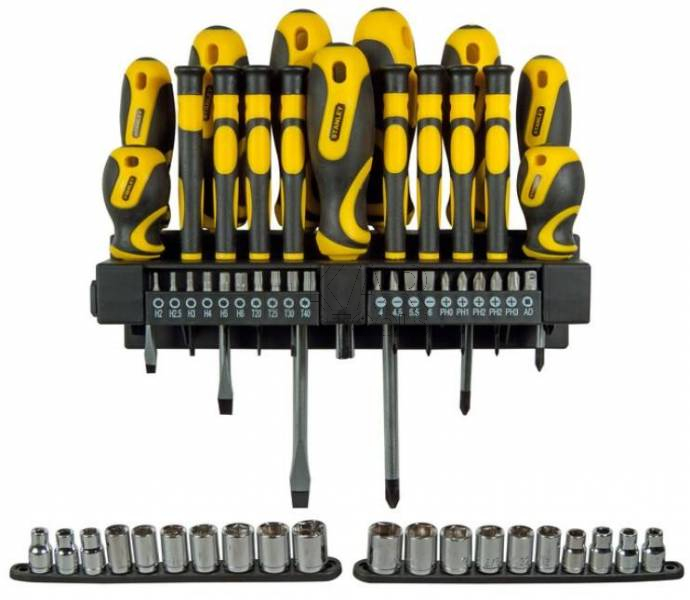 Zestaw 57 wkrętaków bitów i nasadek Stanley STHT0-62143 - zdjęcie nr 2