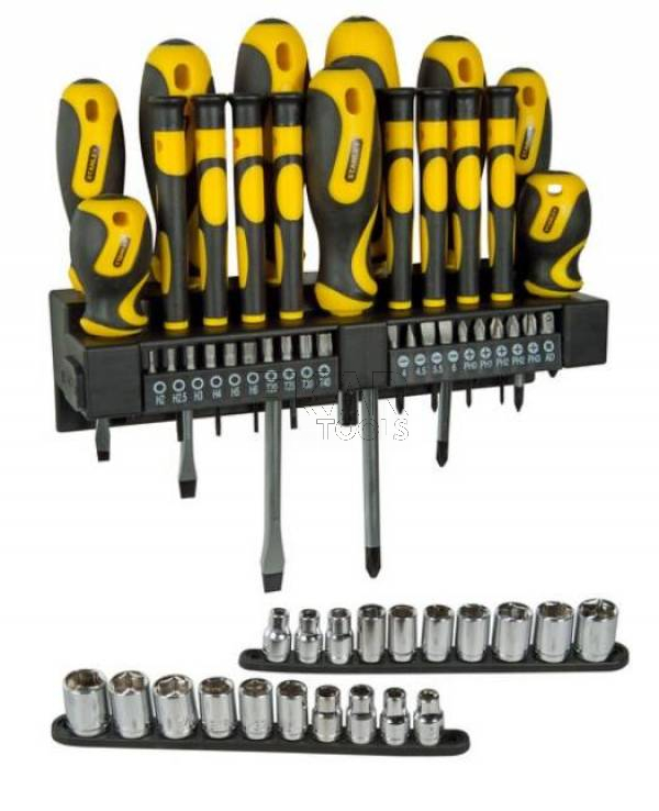 Zestaw 57 wkrętaków bitów i nasadek Stanley STHT0-62143 - zdjęcie nr 4