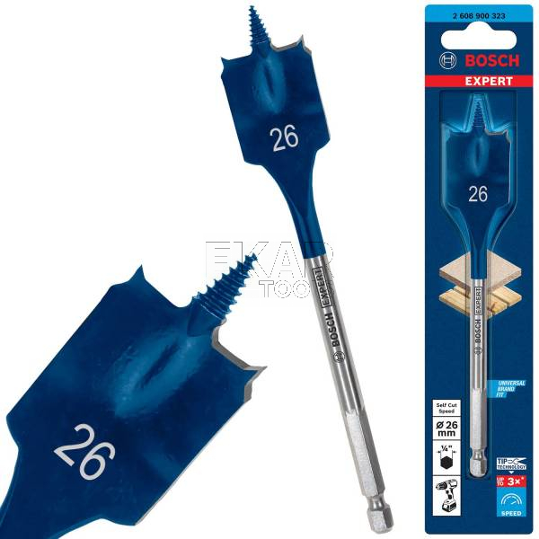 Wiertło łopatkowe 26x152mm BOSCH EXPERT Self Cut Speed 2608900323