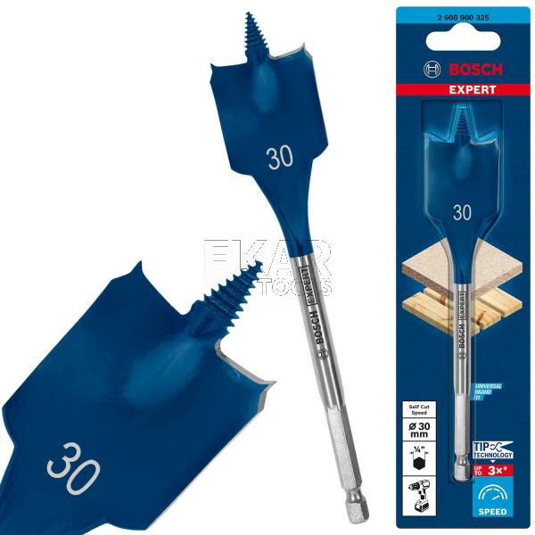 Wiertło łopatkowe 30x152mm BOSCH EXPERT Self Cut Speed 2608900325