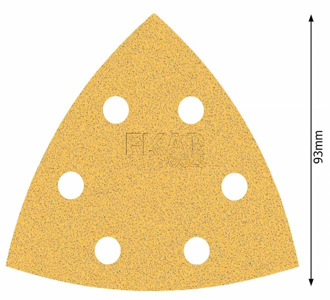 Papier ścierny EXPERT do szlifierek delta 93mm G80 2608900928 - zdjęcie nr 4