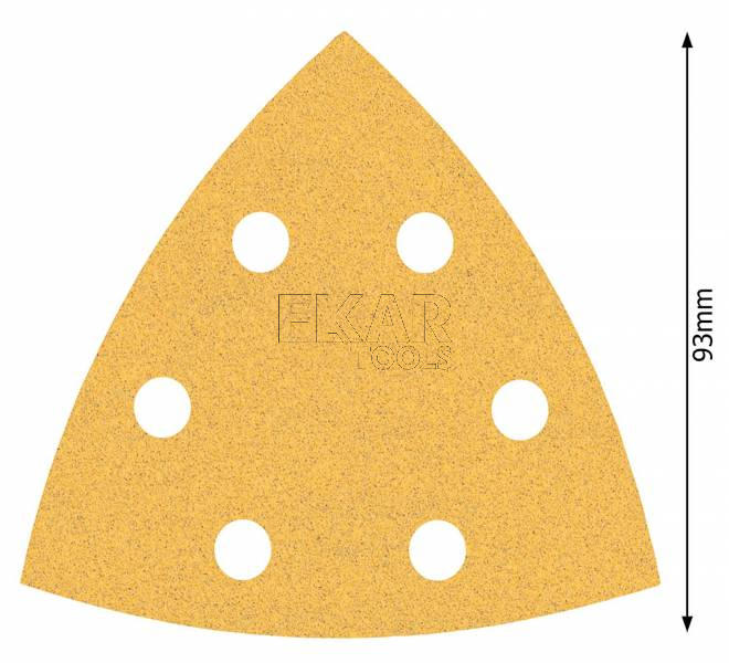 Papier ścierny EXPERT do szlifierek delta 93mmG100 2608900929 - zdjęcie nr 4