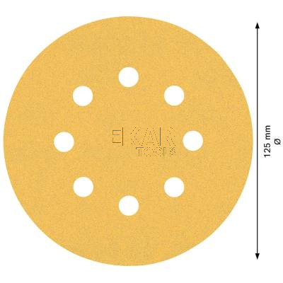 Papier ścierny do szlifierki 125mm G120 C470 1szt BOSCH EXPERT 2608900912 - zdjęcie nr 2