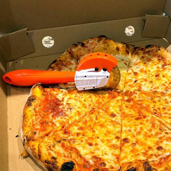 STIHL NÓŻ DO PIZZY krojenia okrągły OSTRY radełko - zdjęcie nr 2