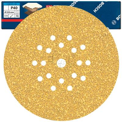 Papier ścierny do szlifierki 225mm G40 C470 1szt BOSCH EXPERT 2608901146