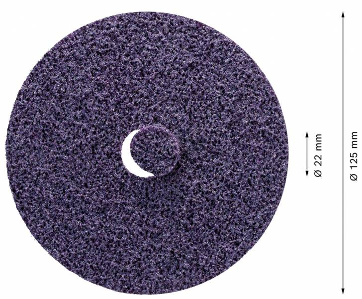 Tarcza polerska na rzep do metalu 125mm 1szt. BOSCH Expert N477 SCM 2608901268 - zdjęcie nr 3