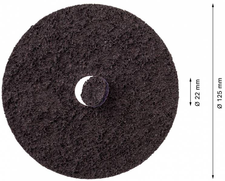 Tarcza polerska na rzep do metalu 125mm 1szt. BOSCH Expert N477 SCM 2608901269 - zdjęcie nr 3