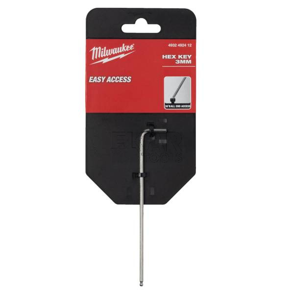 Klucz sześciokątny HEX z kulką HEX 3mm Milwaukee 4932492412 - zdjęcie nr 3
