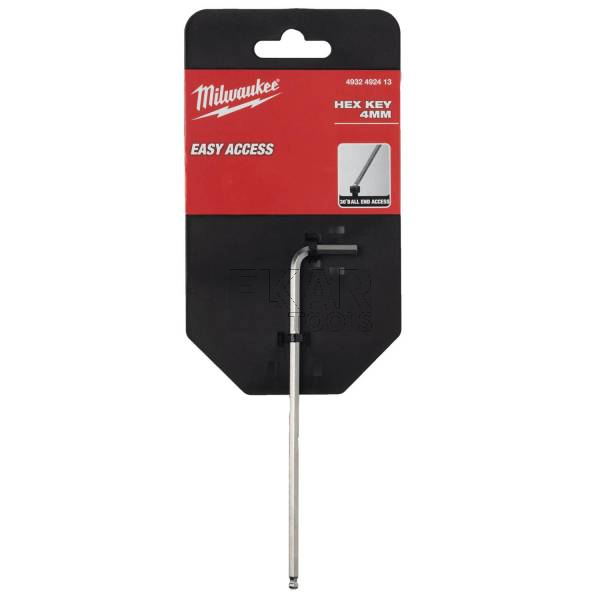 Klucz sześciokątny HEX z kulką HEX 4mm Milwaukee 4932492413 - zdjęcie nr 3