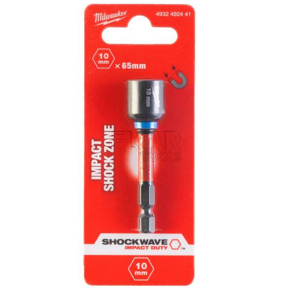 Nasadka magnetyczna HEX 10mm MILWAUKEE SHOCKWAVE - zdjęcie nr 3
