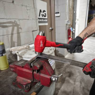 Młotek bezodrzutowy z noskiem kulistym 907g Milwaukee 4932492349 - zdjęcie nr 4