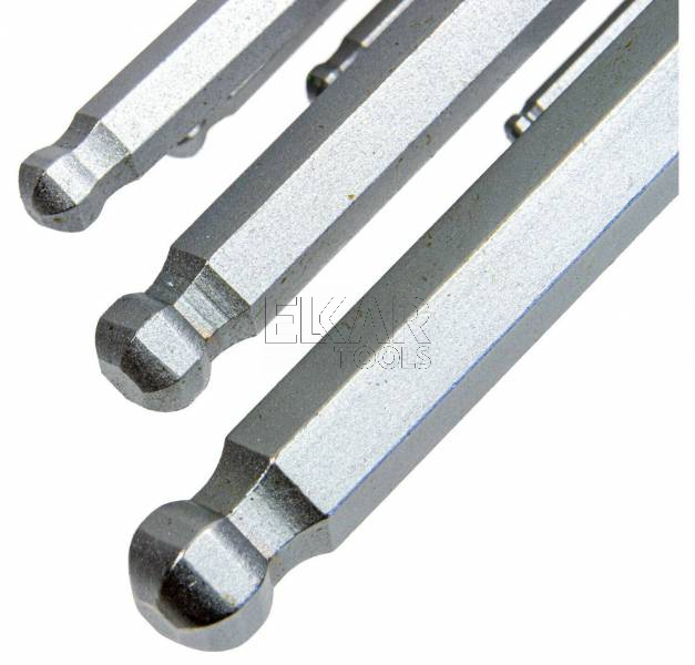 Zestaw 9 kluczy sześciokątnych HEX z kulką BOSCH 1600A01TH5 - zdjęcie nr 4