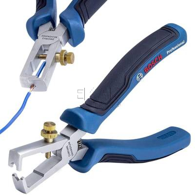 Szczypce do ściągania izolacji 0-10mm 160mm BOSCH 1600A01V03