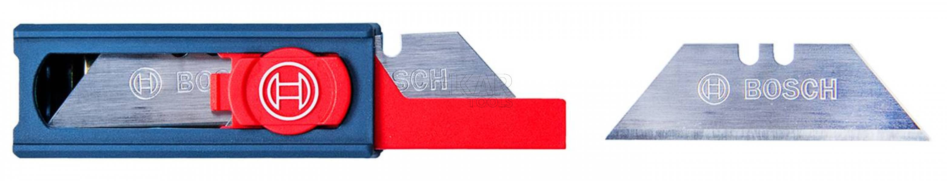 Ostrza nożyki trapezowe zapasowe do noża 10szt. Bosch 1600A016ZH - zdjęcie nr 2