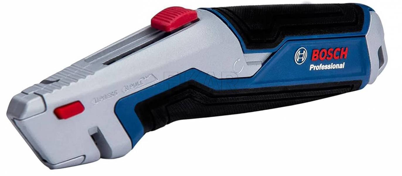 Nóż do wykładzin z wysuwanym ostrzem trapezowym BOSCH 1600A01V3H - zdjęcie nr 4