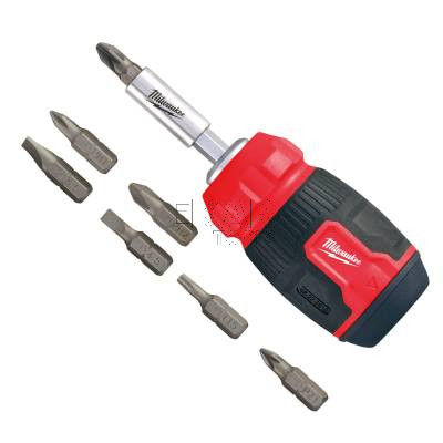 Wkrętak krótki 8w1 ze schowkiem i bitami Milwaukee 4932492807 - zdjęcie nr 3