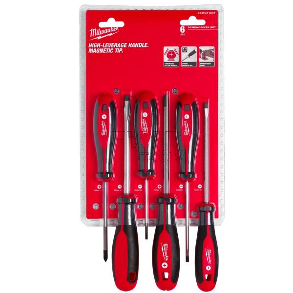 Zestaw 6 wkrętaków PH/SL Milwaukee 4932471807 - zdjęcie nr 3
