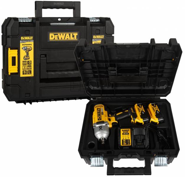 Klucz udarowy DeWALT DCF899P2 18V 1/2 950Nm + 2x5Ah + walizka - zdjęcie nr 3