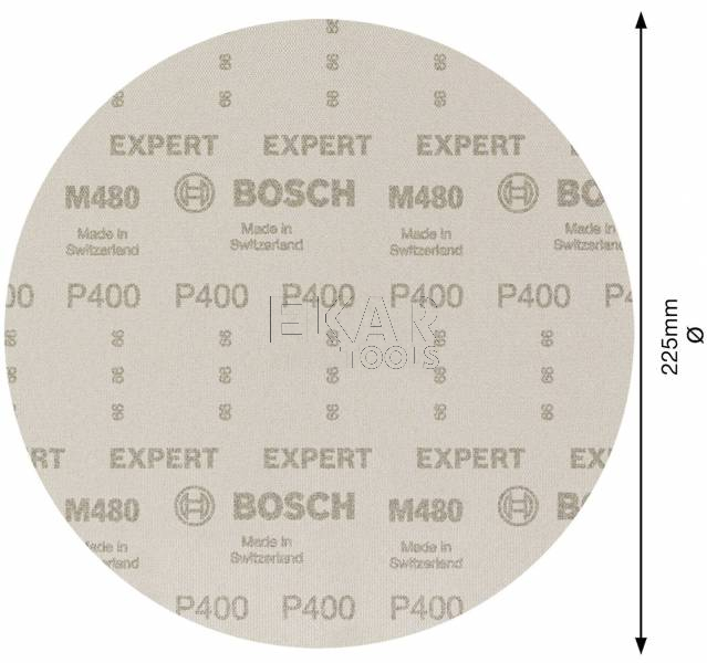 Siatka ścierna BOSCH EXPERT M480 225mm G400 2608900715 - zdjęcie nr 3