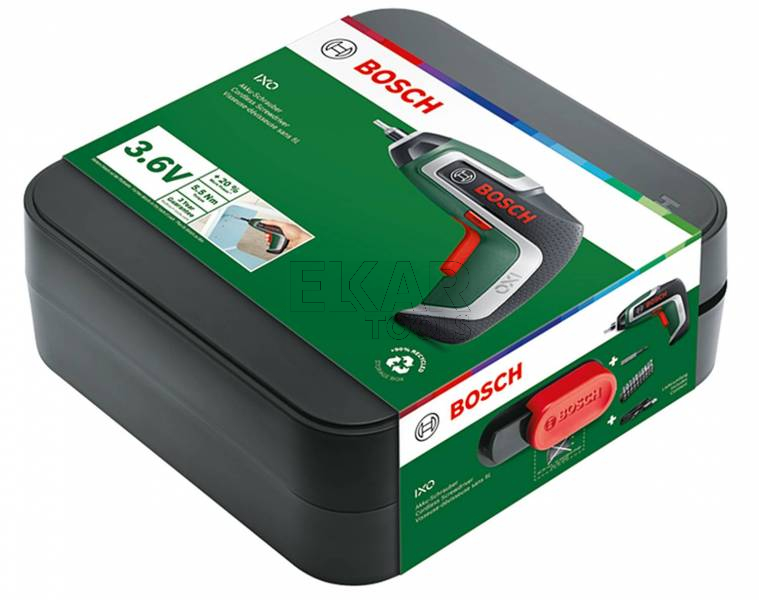 Wkrętarka akumulatorowa BOSCH IXO 7 06039E0020 3.6V 5.5Nm + 10 bitów - zdjęcie nr 2