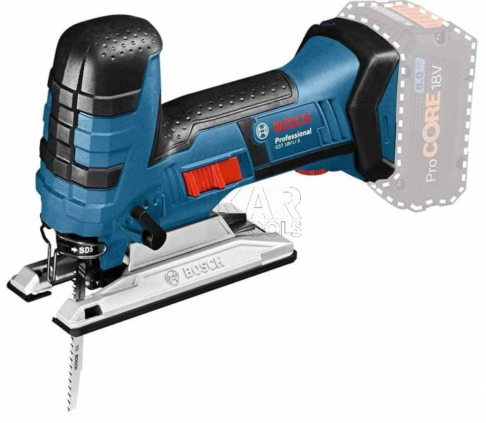 Zestaw elektronarzędzi BOSCH GSR 18V-60 C + GST 18V-LI + GKS 18 V-LI 0615990K1E - zdjęcie nr 4