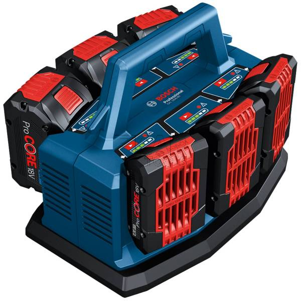 Ładowarka do akumulatorów BOSCH GAL 18V6-80 6-stanowiskowa 1600A01U9L - zdjęcie nr 3