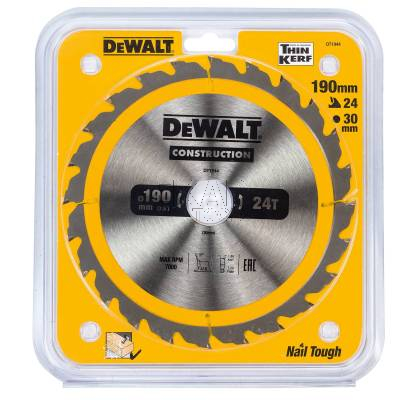 Tarcza pilarska do drewna 190x30x1,8mm 24z DeWalt DT1944 - zdjęcie nr 3